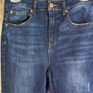 Dark Indigo Cropped Jeans for Women